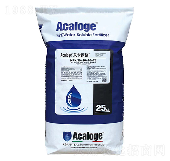 大量元素水溶肥料30-10-10+TE-艾卡羅格-海鯨