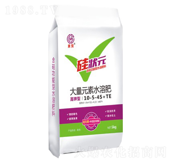 高鉀型大量元素水溶肥11-8-46＋TE-硅狀元-果茂生物