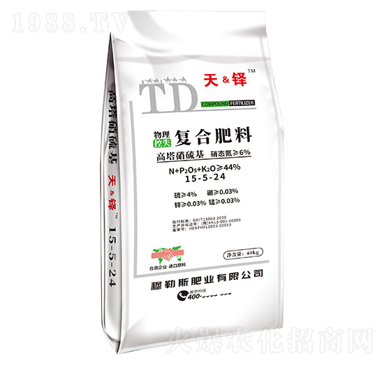 物理控失高塔硝硫基復(fù)合肥料15-5-24-天&鐸-穆勒斯肥業(yè)