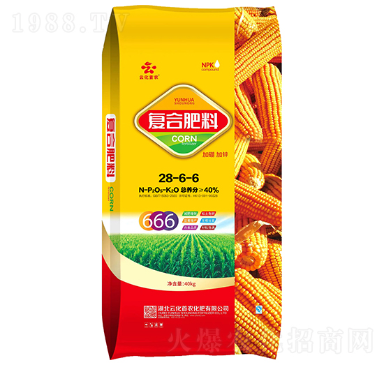 加硼加鋅復(fù)合肥料28-6-6-云化首農(nóng)