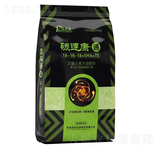 大量元素水溶肥料18-18-18+5HA+TE-碳速康·通-瑞諾源