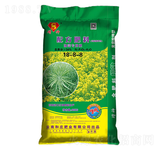 油菜專用配方肥料18-8-8-增神-和莊肥業(yè)