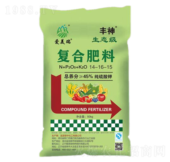 生態(tài)級(jí)復(fù)合肥料14-16-15-豐神-愛(ài)美瑞