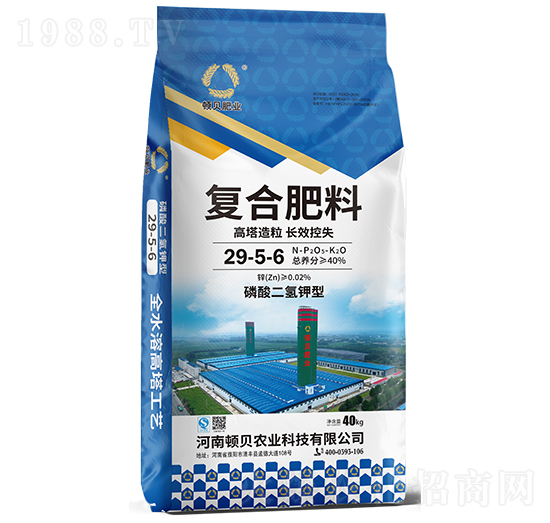 高塔造粒長(zhǎng)效控失復(fù)合肥料29-5-6-頓貝肥業(yè)