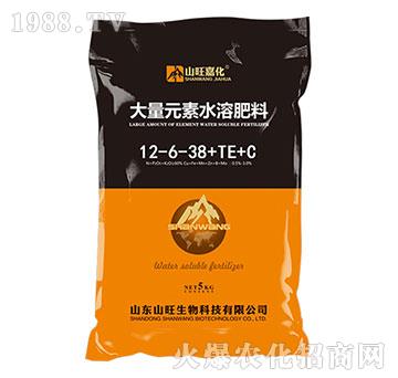 大量元素水溶肥料12-6-38+TE+C-山旺生物
