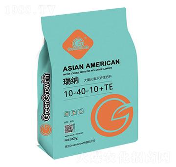 大量元素水溶肥料10-40-10+TE-瑞納-海之星