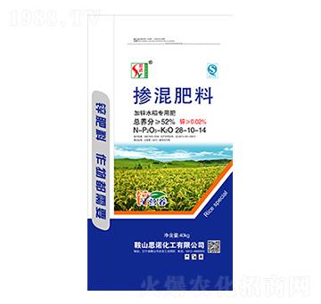 加鋅水稻專(zhuān)用摻混肥28-10-14-思諾化工