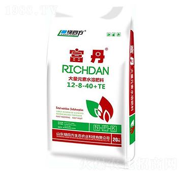 大量元素水溶肥12-8-40+TE-富丹-綠四方