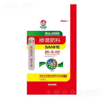 摻混肥料20-0-20-中農三禾