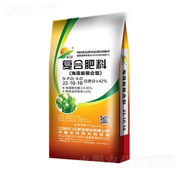 海藻酸復(fù)合肥料22-10-10-開(kāi)門(mén)子