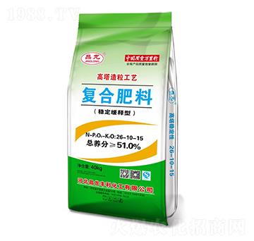 穩(wěn)定緩釋型復(fù)合肥料26-10-15-晶龍-中仁集團(tuán)