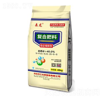穩(wěn)定緩釋型復(fù)合肥料26-6-8-森龍-中仁集團(tuán)