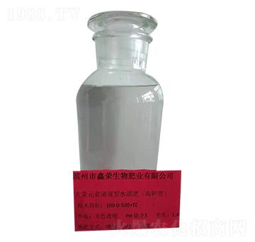 大量元素清液型水溶肥100-0-500+TE-鑫榮