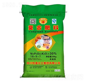 25kg復(fù)合肥料18-5-7-凱基