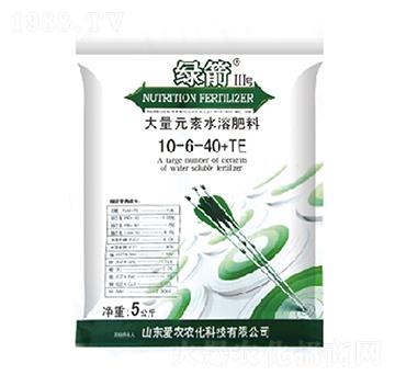 大量元素水溶肥料10-6-40+TE-綠箭-中根生物