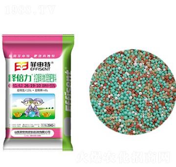 控釋摻混肥料26-19-10-釋倍力-菲申特