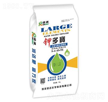 大量元素水溶肥9-4-43+TE-鉀多寶-潤達化學