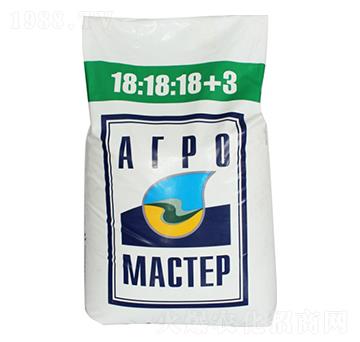 大量元素水溶肥料18-18-18+3-袋畝樂