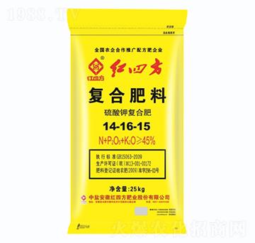 硫酸鉀復合肥料14-16-15-紅四方