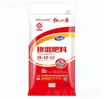 緩釋摻混肥料26-10-12-紅四方