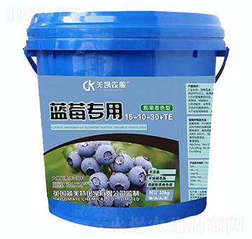 膨果著色型藍(lán)莓專用大量元素水溶肥15-10+30+TE-蔬美特