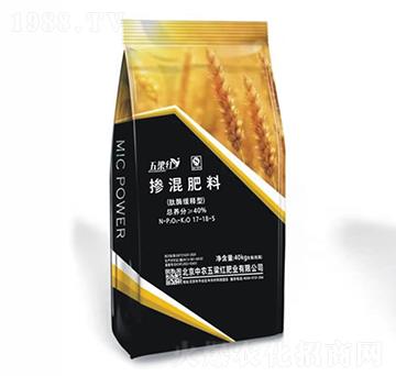 肽酶緩釋型摻混肥料17-18-5-五梁紅