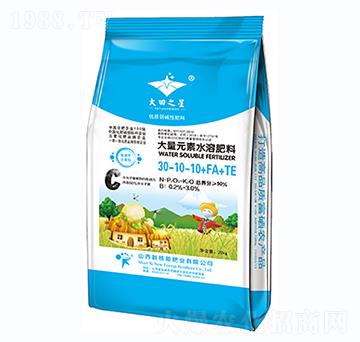 大量元素水溶肥料30-10-10+FA+TE-新核能