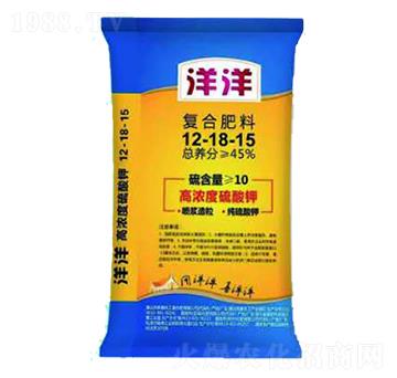 高濃度硫酸鉀復合肥料12-18-15-洋洋-永利肥業(yè)