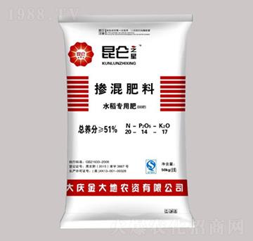 水稻專用摻混肥料（BB肥）20-14-17-昆侖之美-永利肥業(yè)