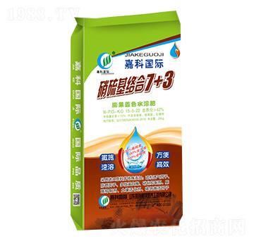 膨果著色水溶肥154-5-22-硝硫基絡合7+3-嘉科