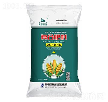 玉米多顆種植專(zhuān)用復(fù)合肥25-10-16-笑盟