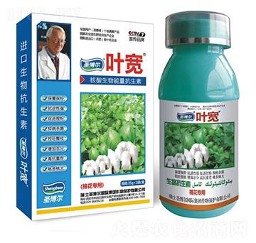 棉花專用葉面肥-多糖生物酶誘抗肽-葉寬-圣博爾生物