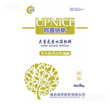 大量元素水溶肥15-5-30+TE-瑞祥肥料