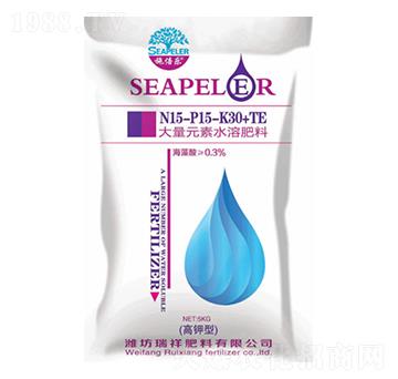 5kg大量元素水溶肥15-15-30+TE-瑞祥肥料
