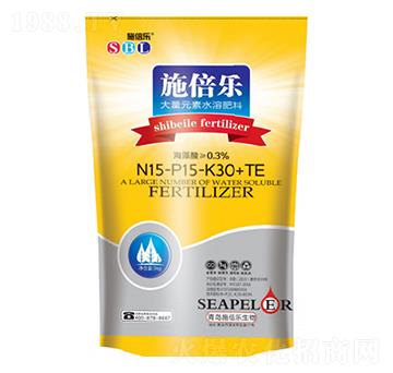 施倍樂(lè)大量元素水溶肥15-15-30+TE-瑞祥肥料