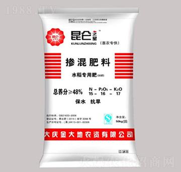 水稻專用摻混肥料15-16-17-昆侖之美-永利科技