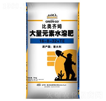 大量元素水溶肥16-8-32+TE-比奧齊姆-眾德肥料