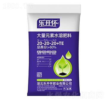 大量元素水溶肥料20-20-20+TE-樂開懷-新洋豐