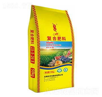 硫酸鉀型復(fù)合肥料15-5-26-天騰化工