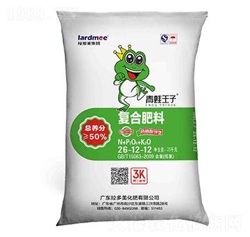 25KG玉米專(zhuān)用復(fù)合肥料26-12-12-青蛙王子-拉多美
