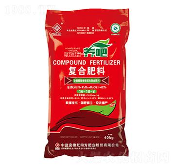 增效控失復合肥料16-8-8-養(yǎng)吧-紅四方