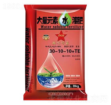 大量元素水溶肥料30-10-10+TE-解化印象-云南解化