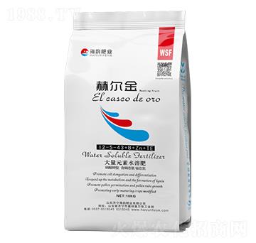 高鉀型大量元素水溶肥料12-5-43+B+Zn+TE-赫爾金-海韻生物