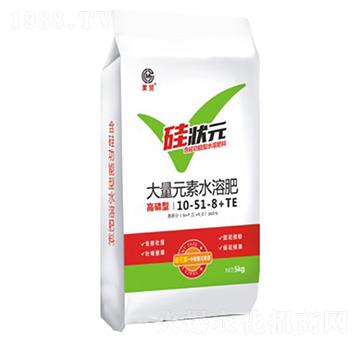 高磷型大量元素水溶肥10-52-12+TE-硅狀元-果茂生物