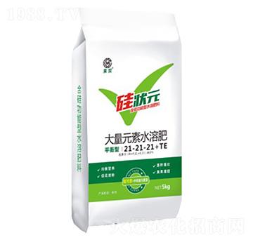 平衡型大量元素水溶肥21-21-21+TE-硅狀元-果茂生物