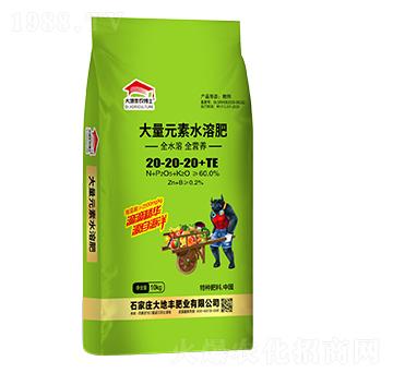 大量元素水溶肥20-20-20+TE-大地豐