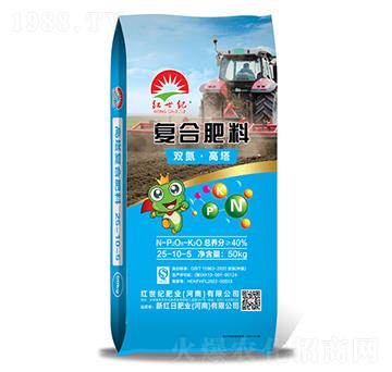 雙氮高塔復(fù)合肥料25-10-5-紅世紀(jì)